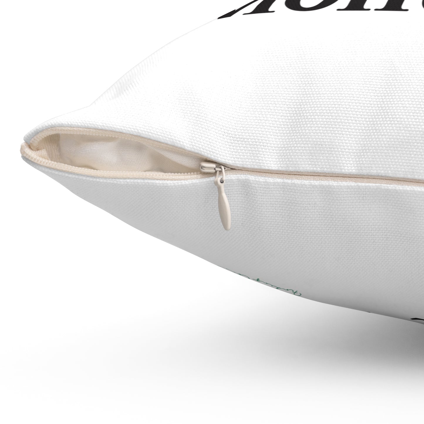I Clover Montville Spun Polyester Square Pillow