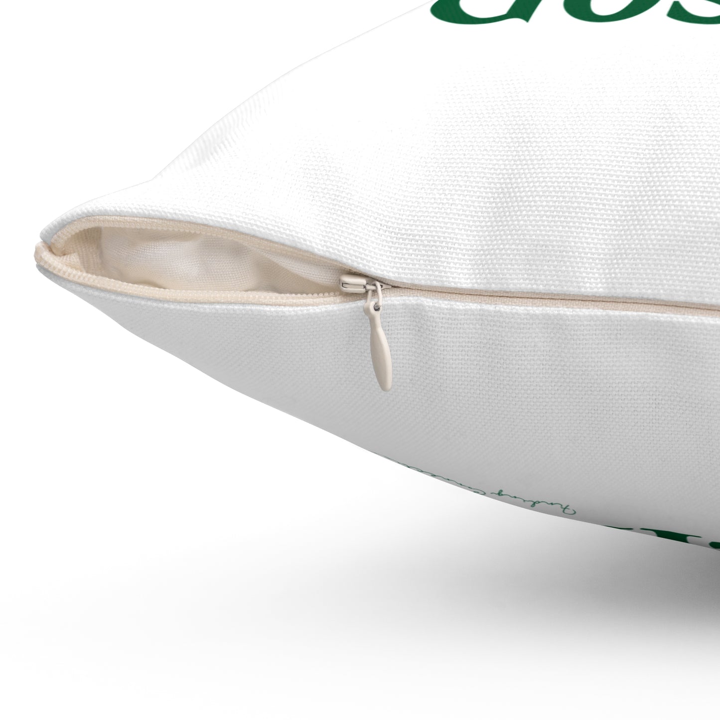 I Clover Goshen Spun Polyester Square Pillow