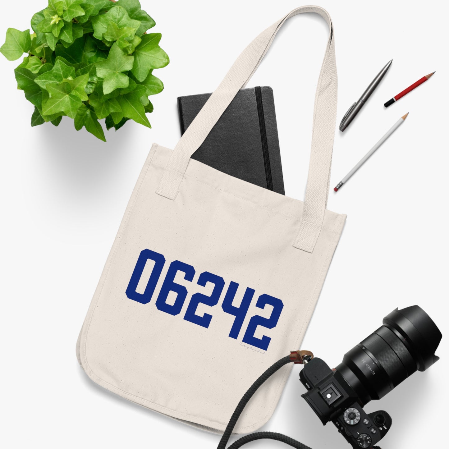 06242 Eastford Connecticut Zip Code Organic Canvas Tote Bag