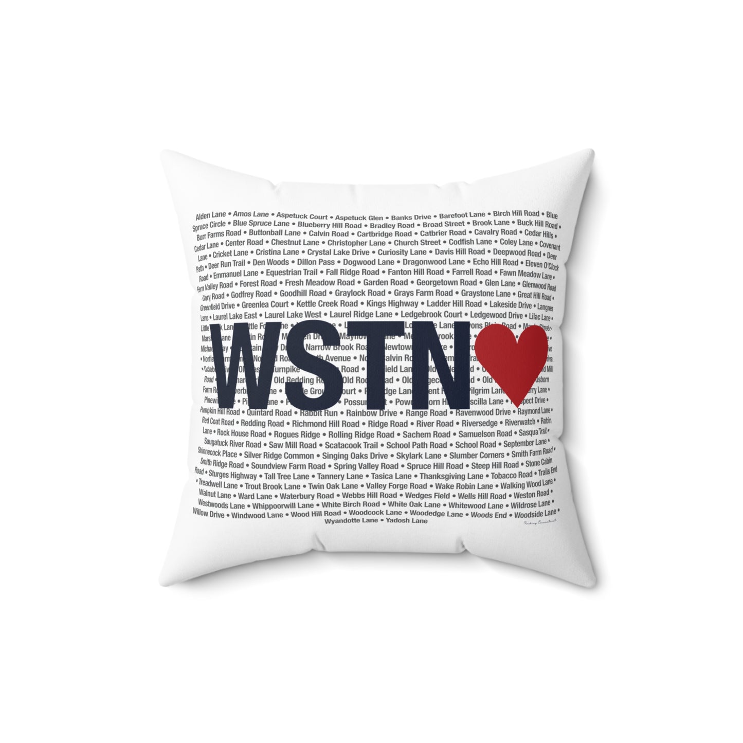 Weston Love Spun Polyester Square Pillow