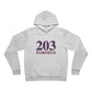 203 Fairfield Red, White and Blue Unisex Sponge Fleece Pullover Hoodie