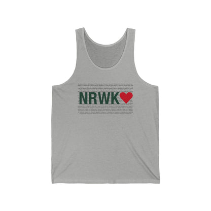 Norwalk Love Unisex Jersey Tank Top