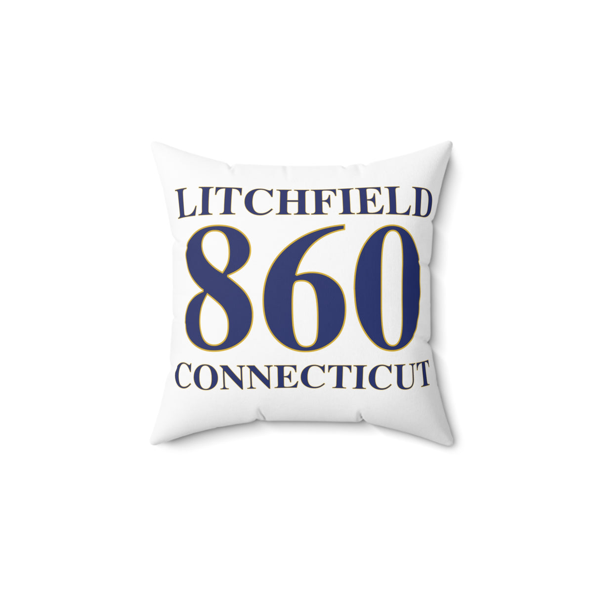 Litchfield 860 Connecticut Polyester Square Pillow
