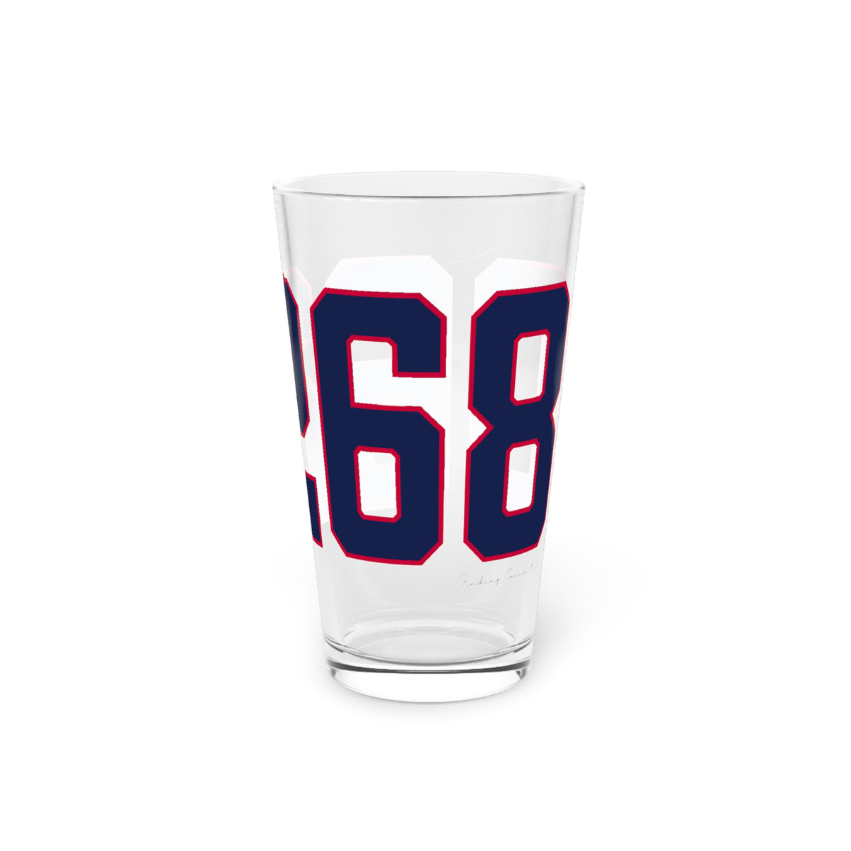 06268 Storrs Connecticut Zip Code Pint Glass, 16oz