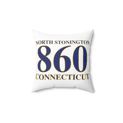 North Stonington 860 Connecticut Spun Polyester Square Pillow