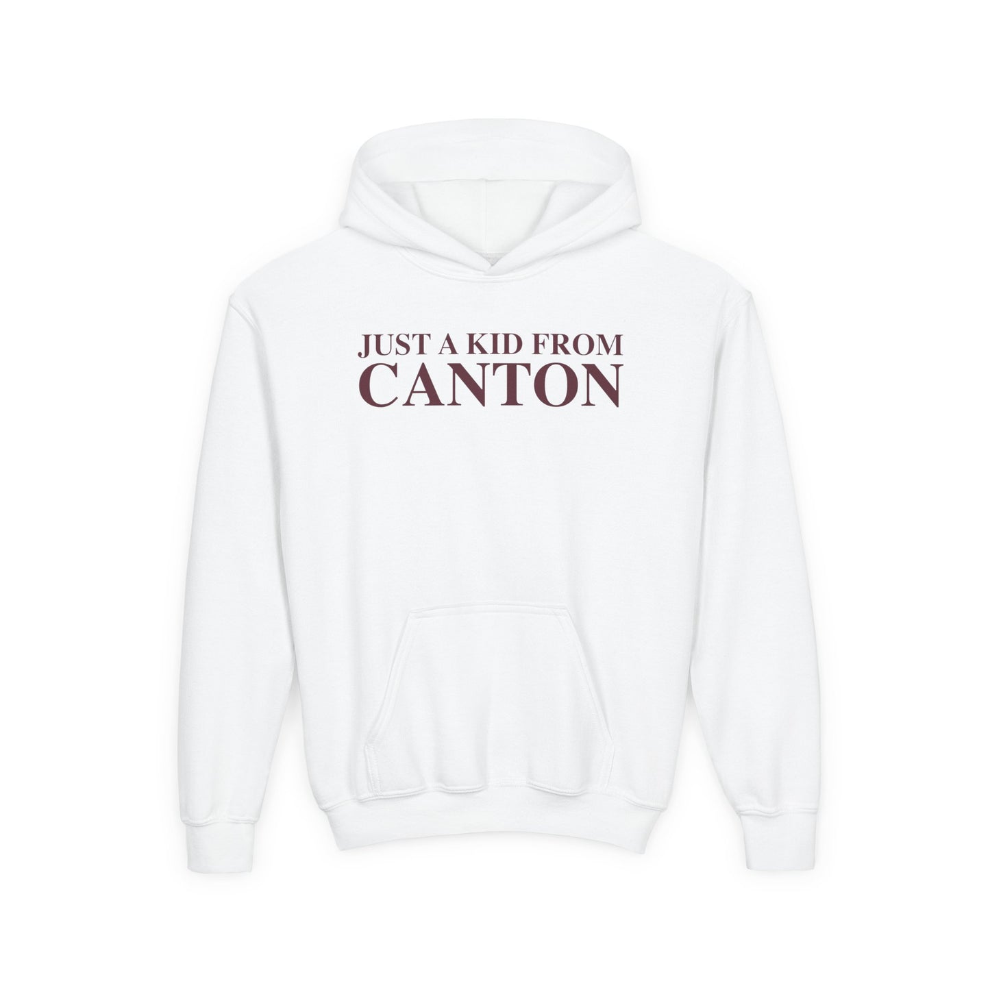 Just a kid from Canton Youth Heavy Blend Hooded Sweatshirt