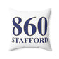 860 Stafford Spun Polyester Square Pillow