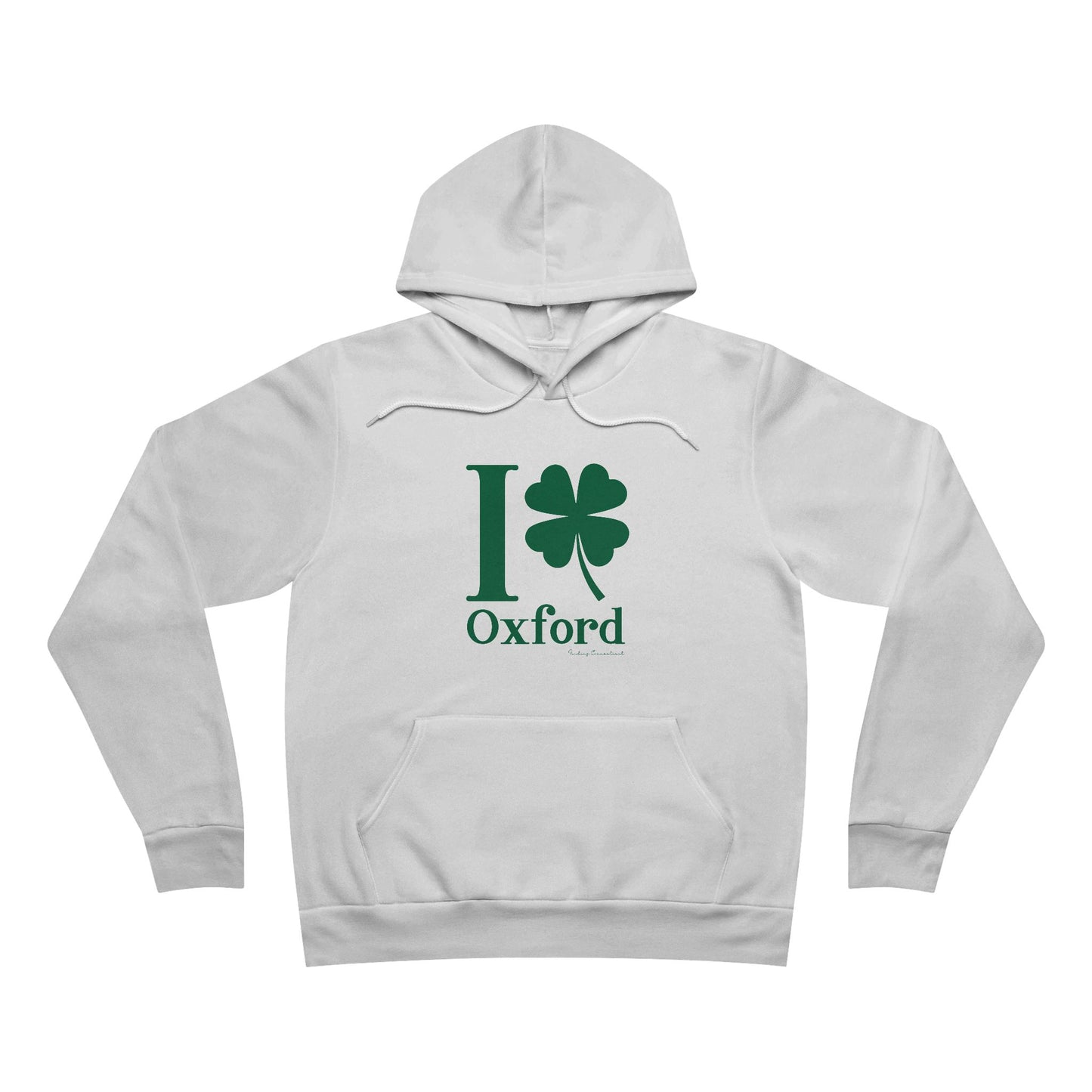 I Clover Oxford Unisex Sponge Fleece Pullover Hoodie