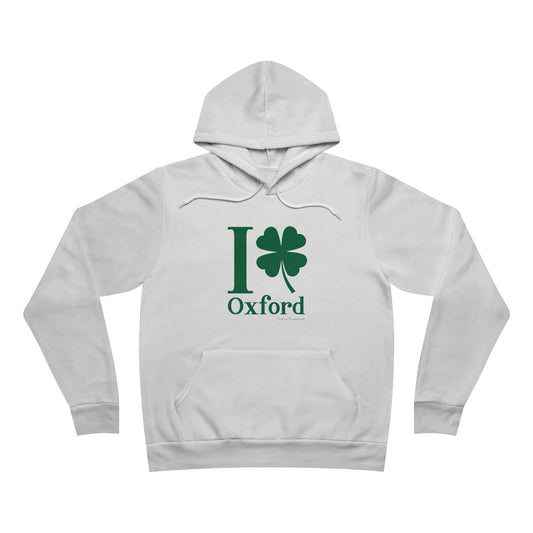 I Clover Oxford Unisex Sponge Fleece Pullover Hoodie