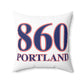 860 Portland Red, White & Blue Spun Polyester Square Pillow