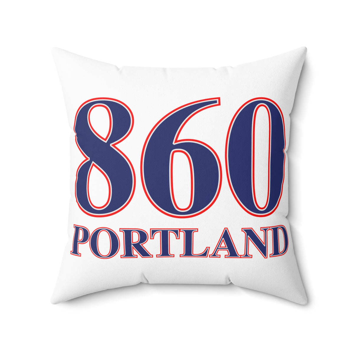 860 Portland Red, White & Blue Spun Polyester Square Pillow