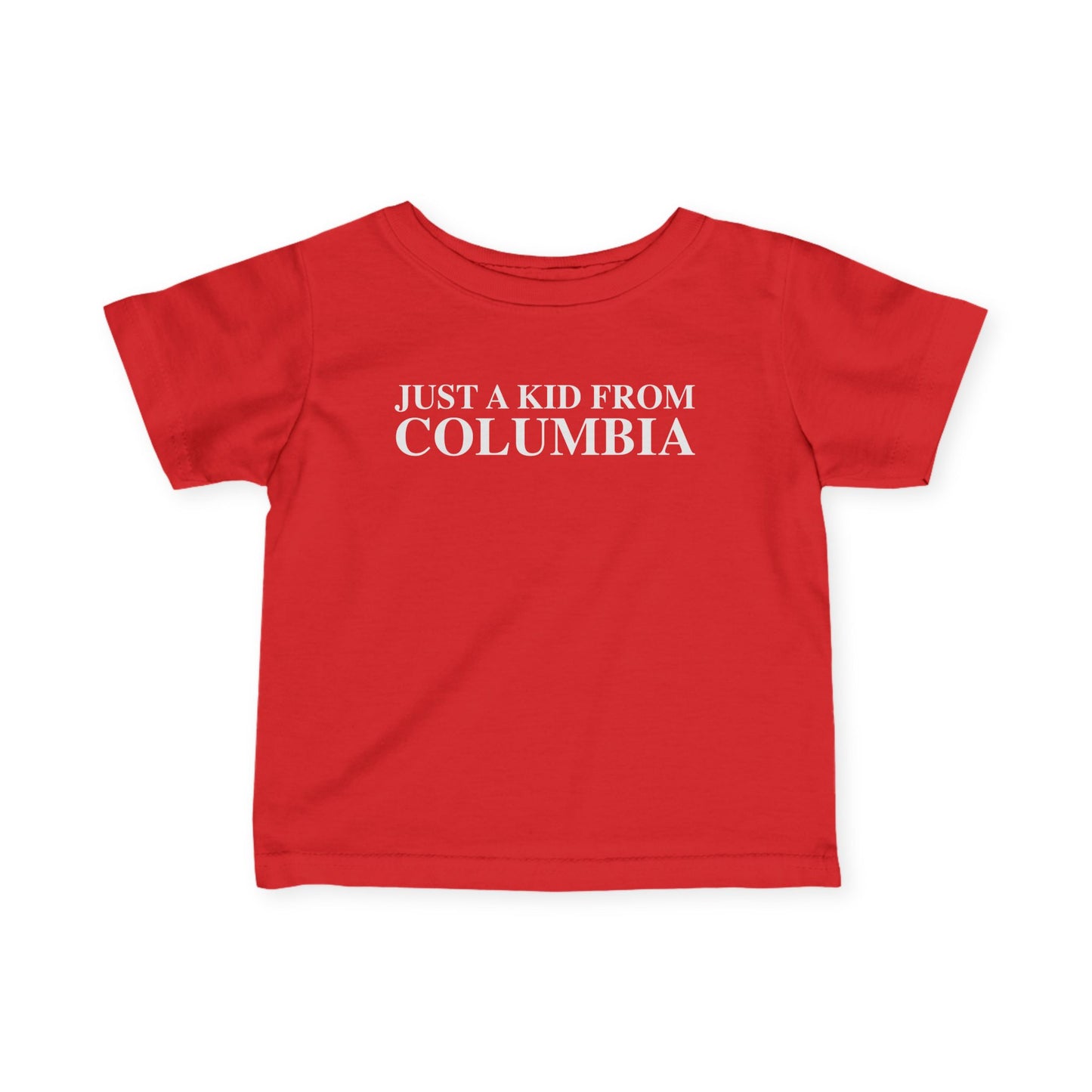 Just a kid from Columbia Infant Fine Jersey T-Shirt