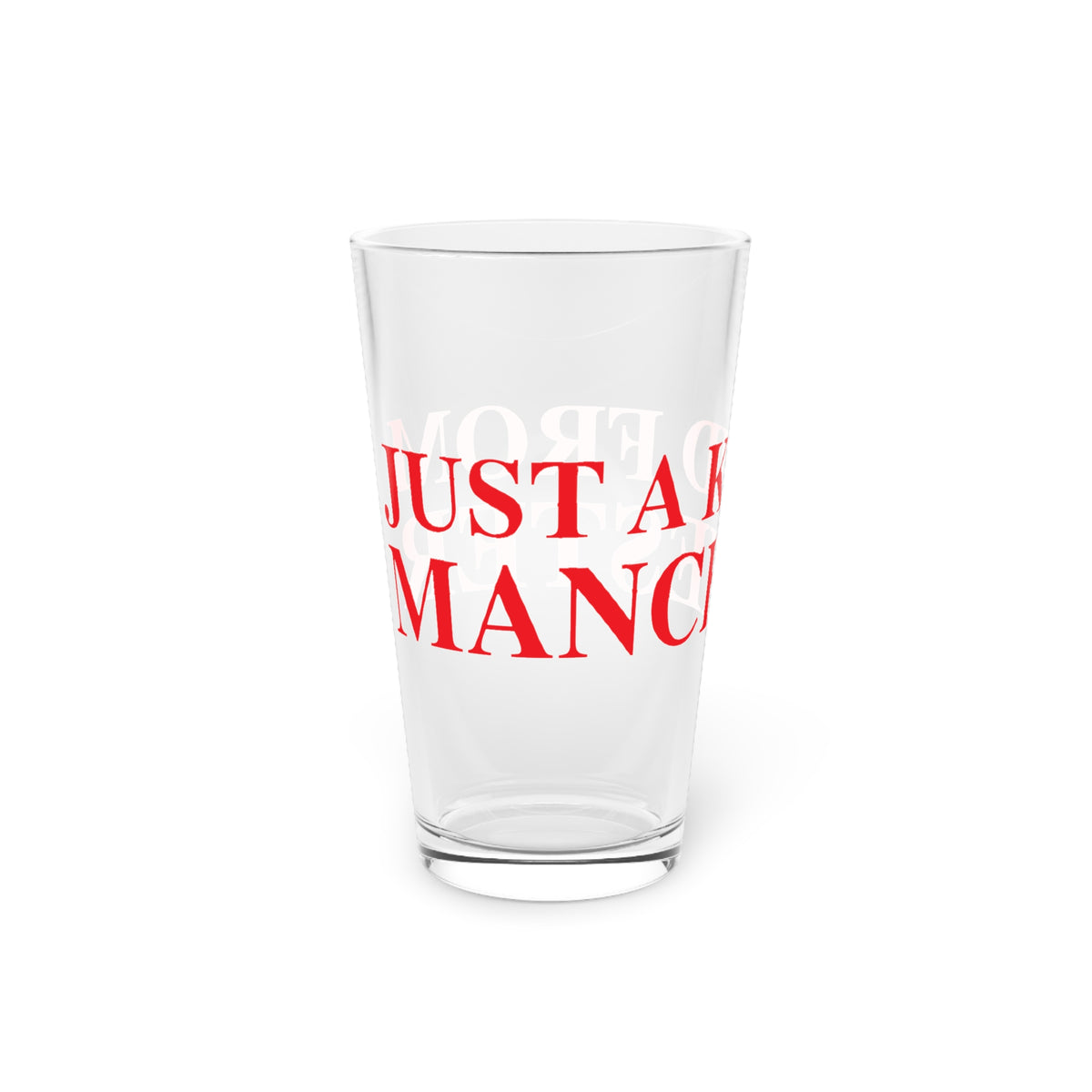 Just a kid from Manchester Pint Glass, 16oz