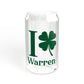 I Clover Warren Sipper Glass, 16oz