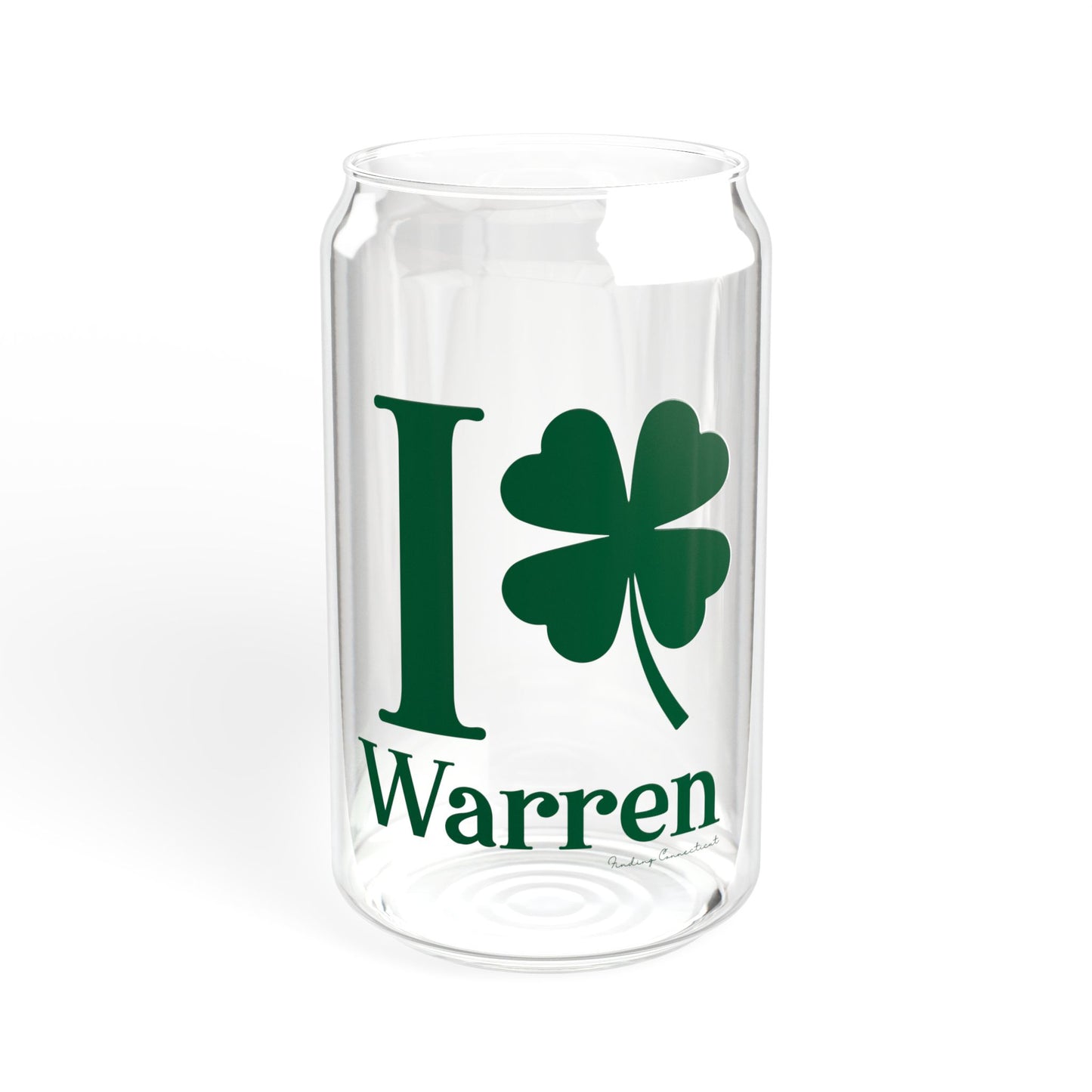 I Clover Warren Sipper Glass, 16oz