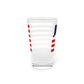Chester Connecticut Flag Pint Glass, 16oz