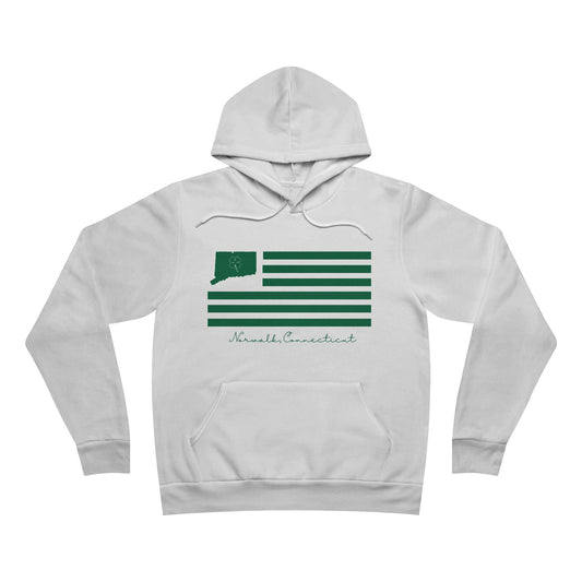 Norwalk Connecticut St Patrick’s Day Flag Unisex Sponge Fleece Pullover Hoodie