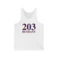 203 Bethany Red White & Blue Unisex Jersey Tank Top