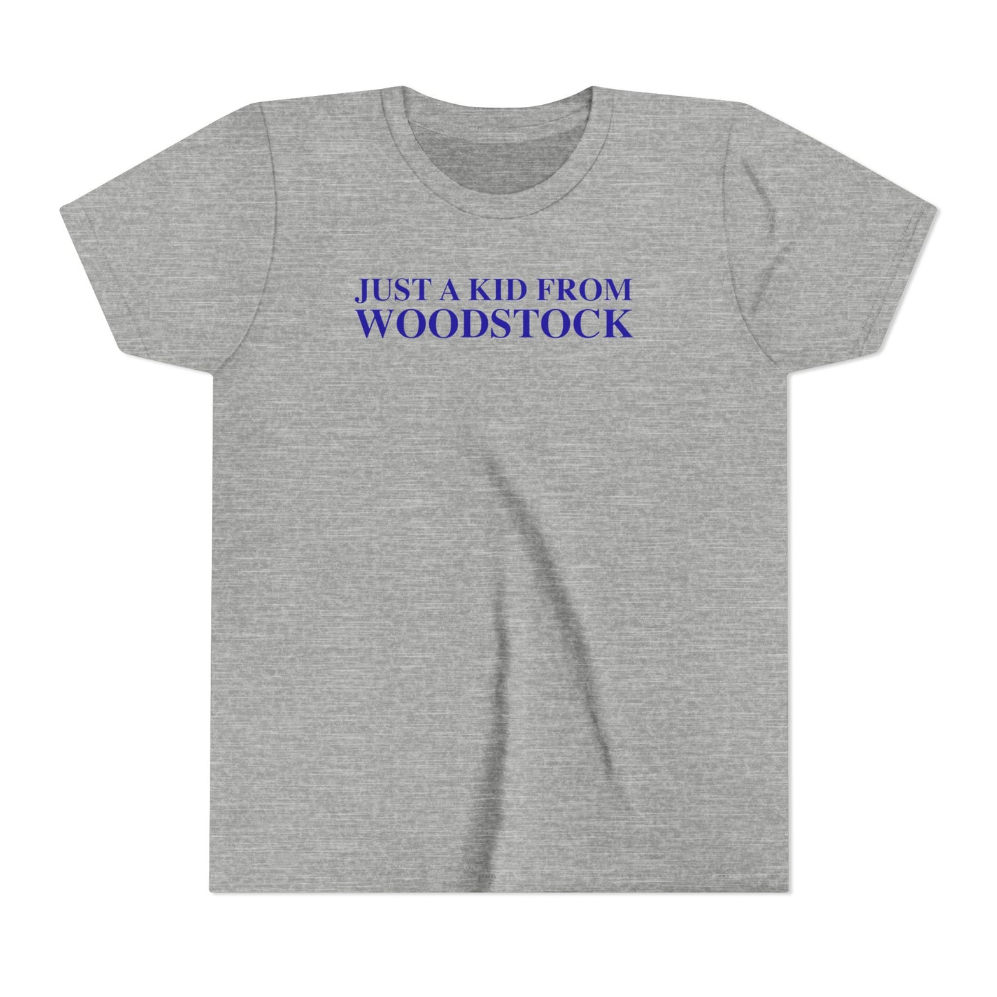 Just a kid from Woodstock Youth Short Sleeve T-Shirt