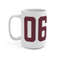 06051 New Britain Connecticut Zip Code Locks Mug 15oz