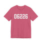 06226 Willimantic CT Zip Code Unisex Jersey Short Sleeve T-Shirt