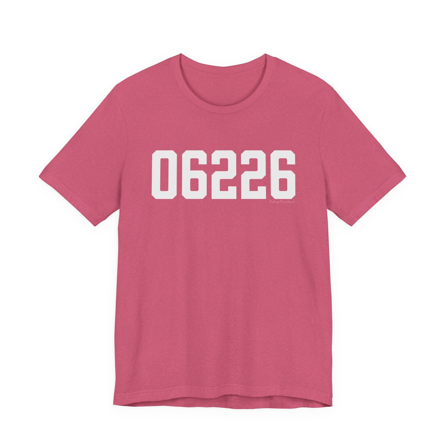 06226 Willimantic CT Zip Code Unisex Jersey Short Sleeve T-Shirt