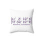 Stamford Coordinates Spun Polyester Square Pillow