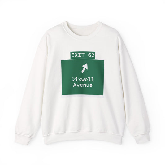 Vintage WCP Exit 62 Sign Unisex Heavy Blend™ Crewneck Sweatshirt