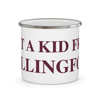 Just a kid from Wallingford Enamel Camping Mug
