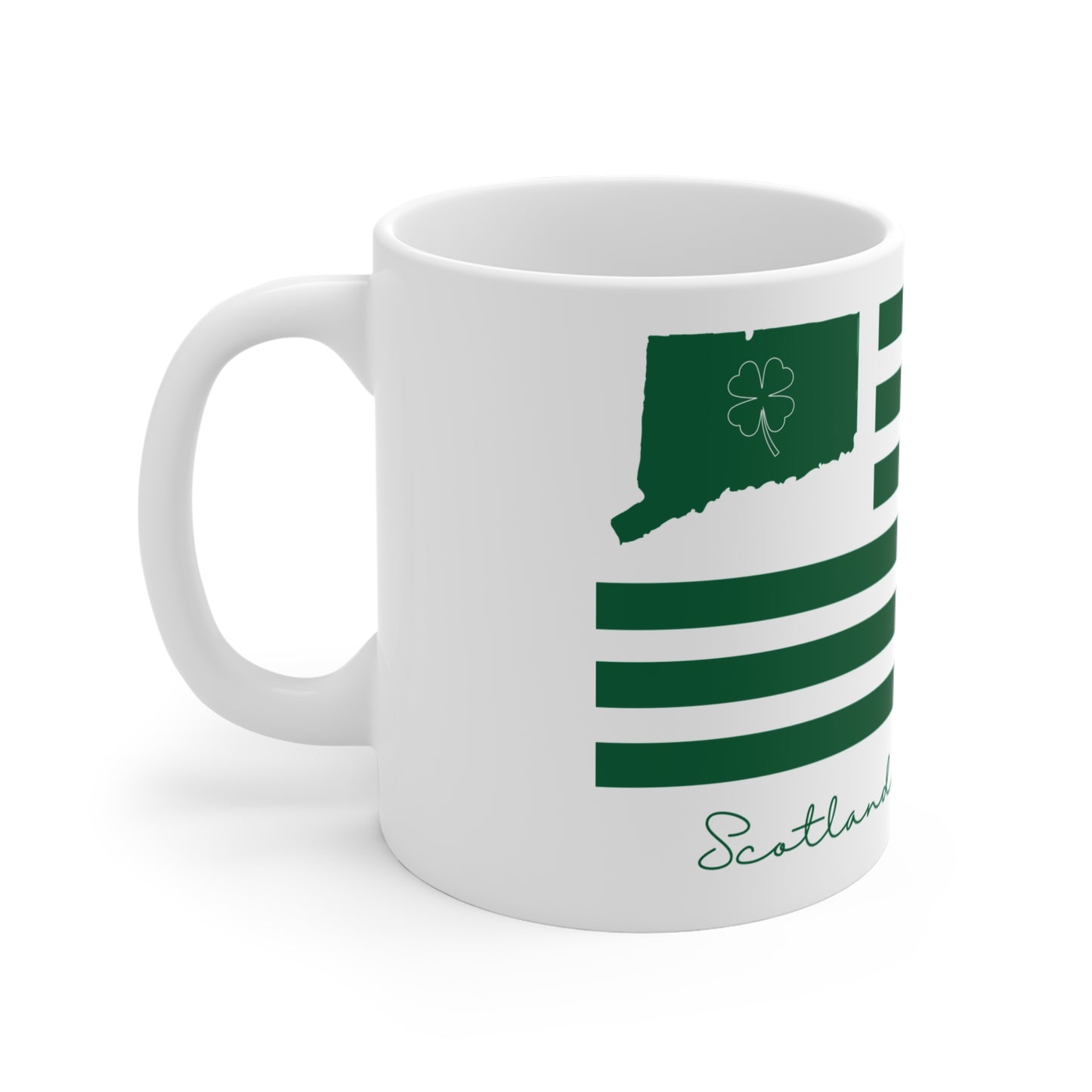 Scotland Connecticut St. Patrick’s Day Flag Mug 11oz
