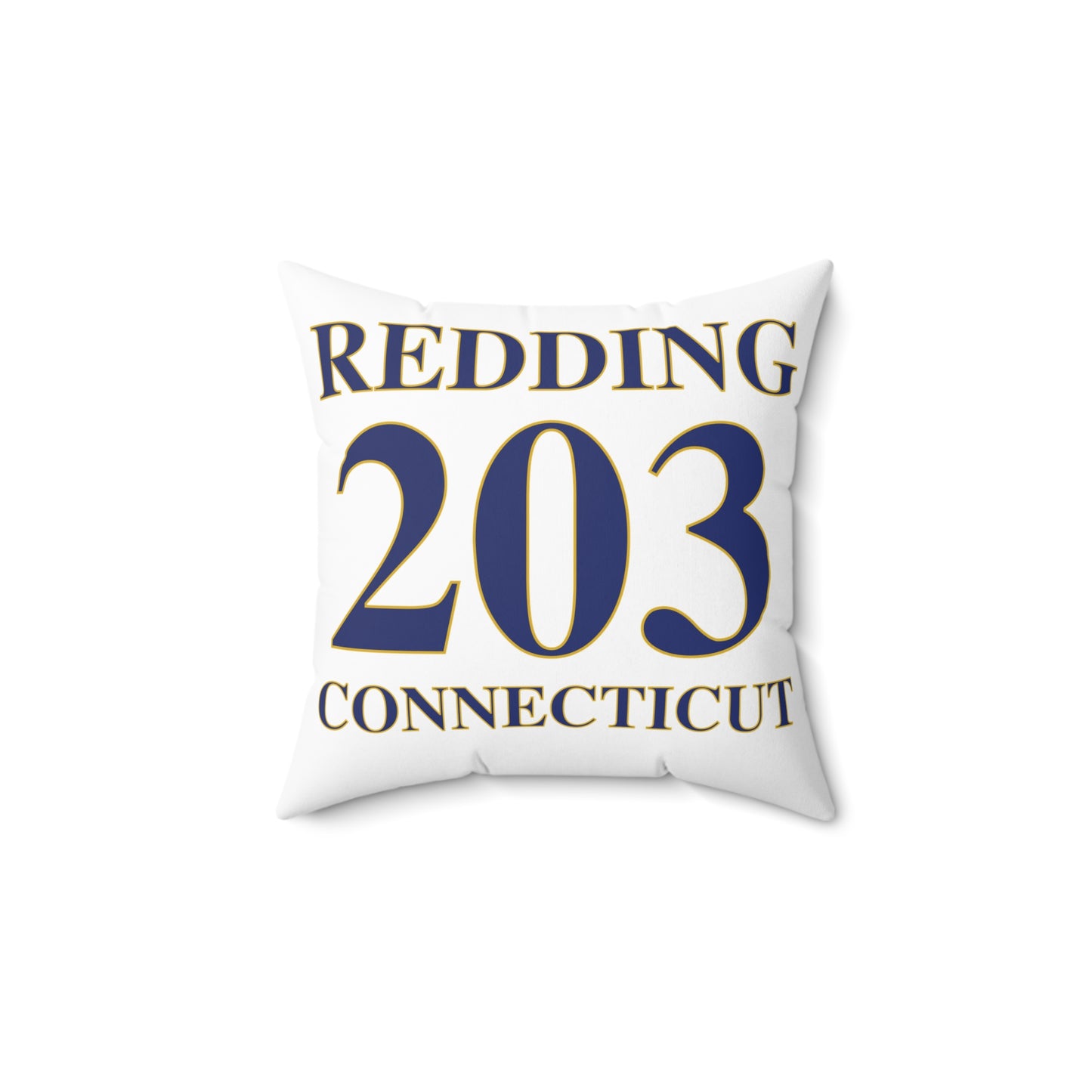 Redding 203 Connecticut  Spun Polyester Square Pillow