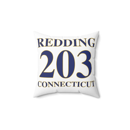 Redding 203 Connecticut  Spun Polyester Square Pillow