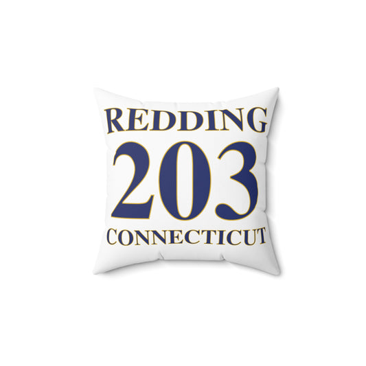 Redding 203 Connecticut  Spun Polyester Square Pillow