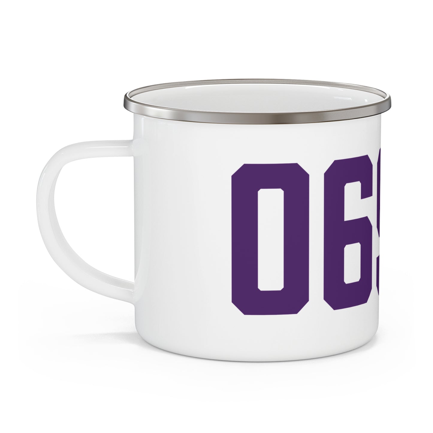 06905 Stamford Connecticut Zip Code Enamel Camping Mug