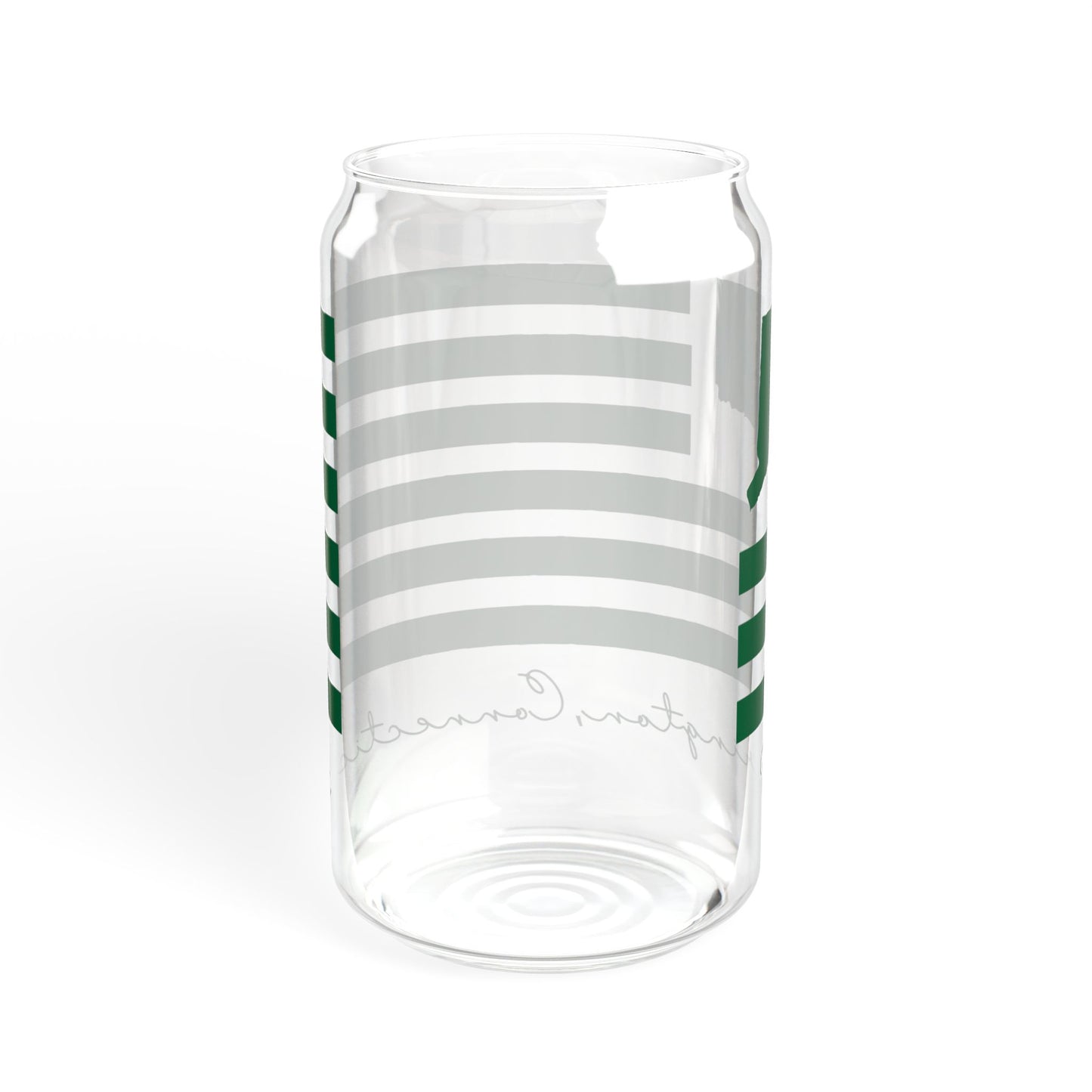 Torrington Connecticut St. Patrick’s Day Flag Sipper Glass, 16oz