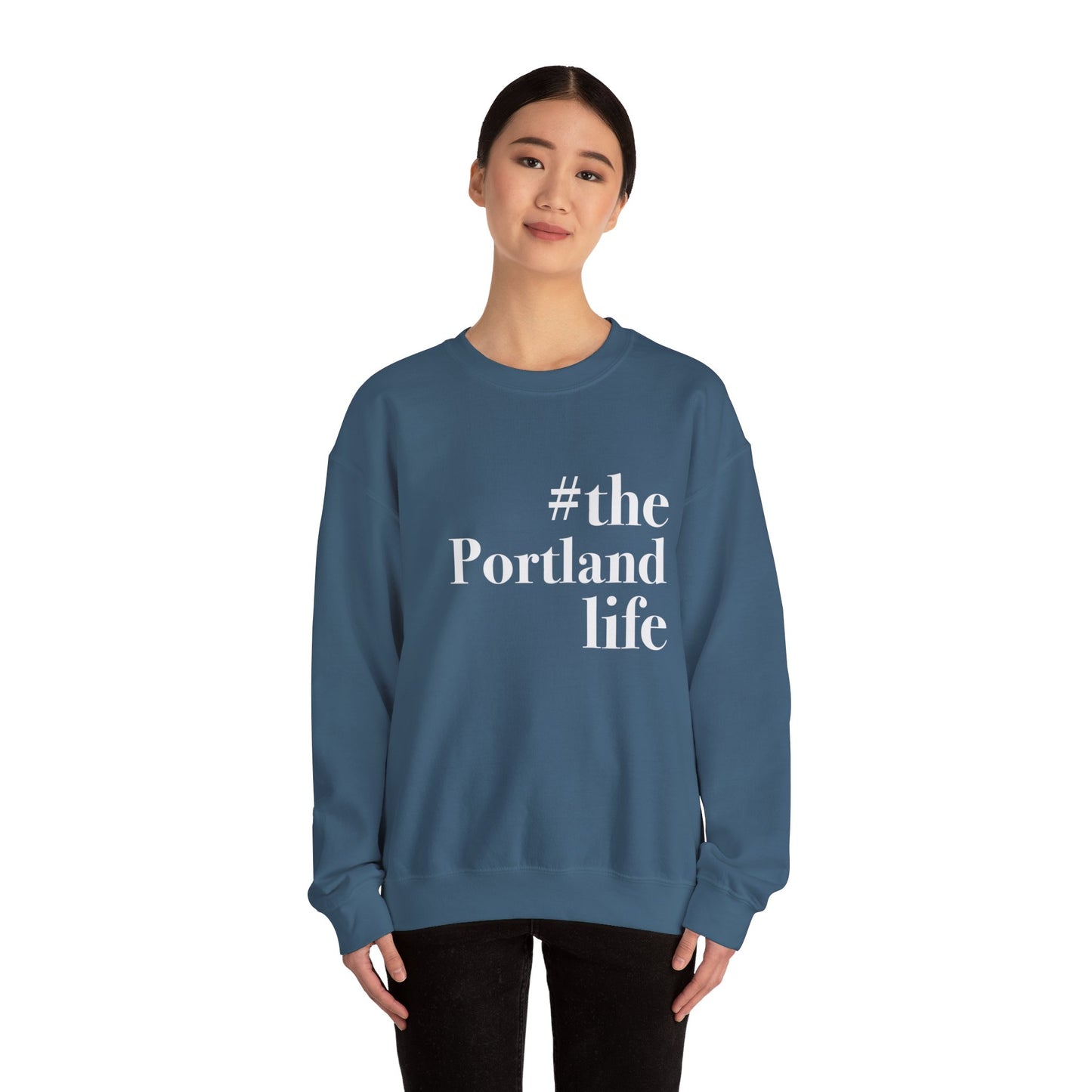 #theportlandlife Unisex Heavy Blend™ Crewneck Sweatshirt