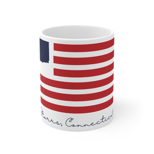 Storrs Connecticut Flag Mug 11oz