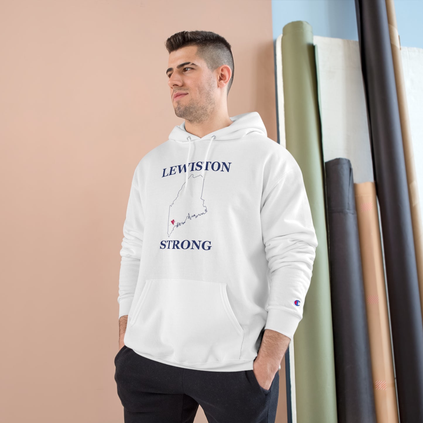 Lewiston Strong Champion Hoodie