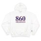 860 Thompson Red White & Blue Champion Hoodie