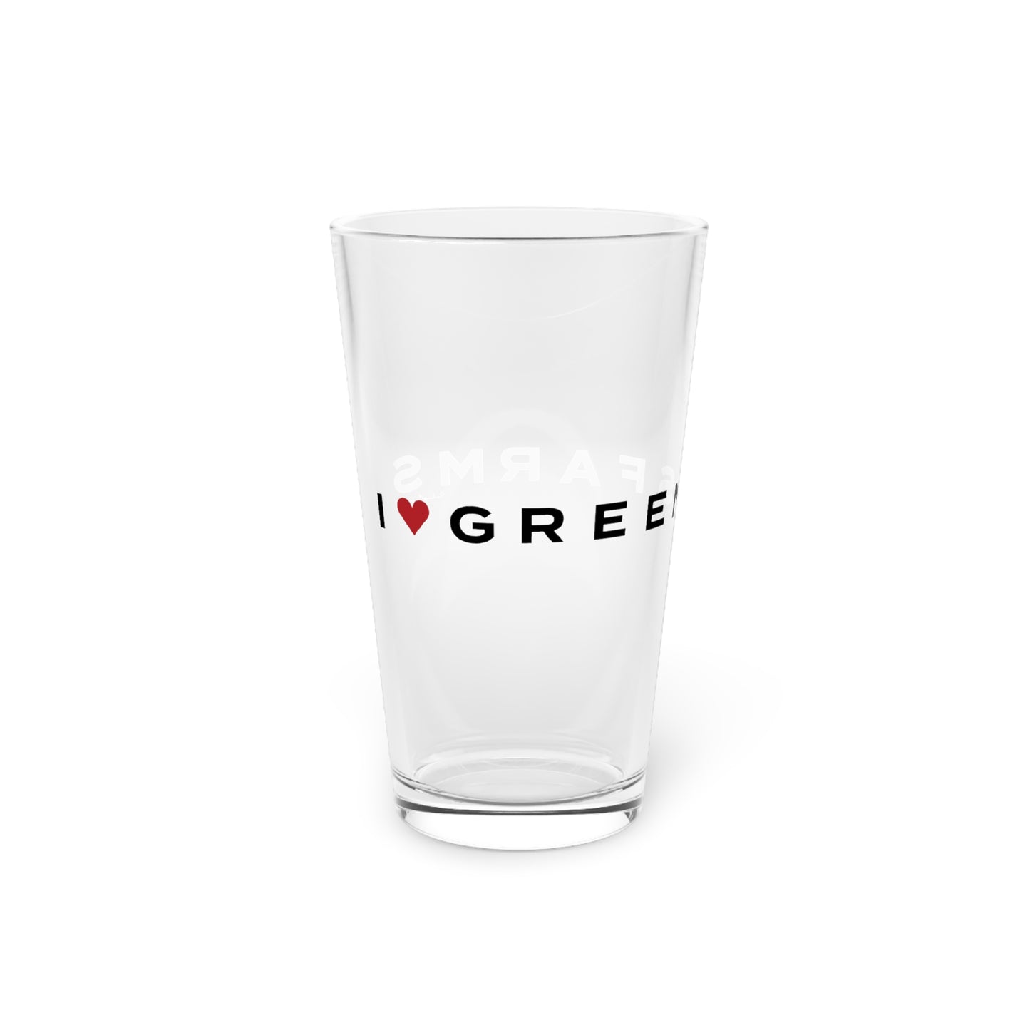 Greens Farms Vision Pint Glass, 16oz
