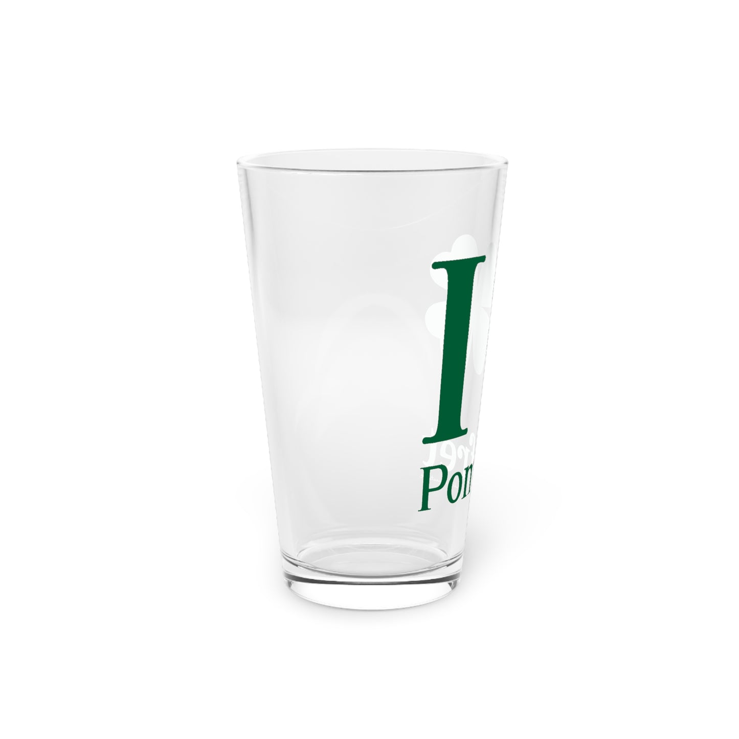 I Clover Pomfret Pint Glass, 16oz