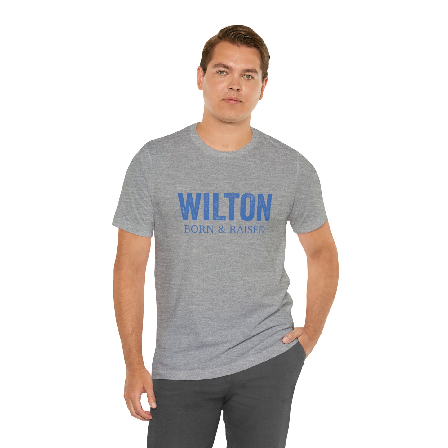 Wilton Born & Raised Unisex Jersey Short Sleeve Tee