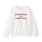Deep River is My Happy Place Unisex Heavy Blend™ Crewneck Sweatshirt