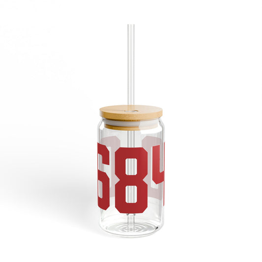 06840 New Canaan Connecticut Zip Code Sipper Glass, 16oz