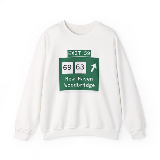 Vintage WCP Exit 59 Sign Unisex Heavy Blend™ Crewneck Sweatshirt