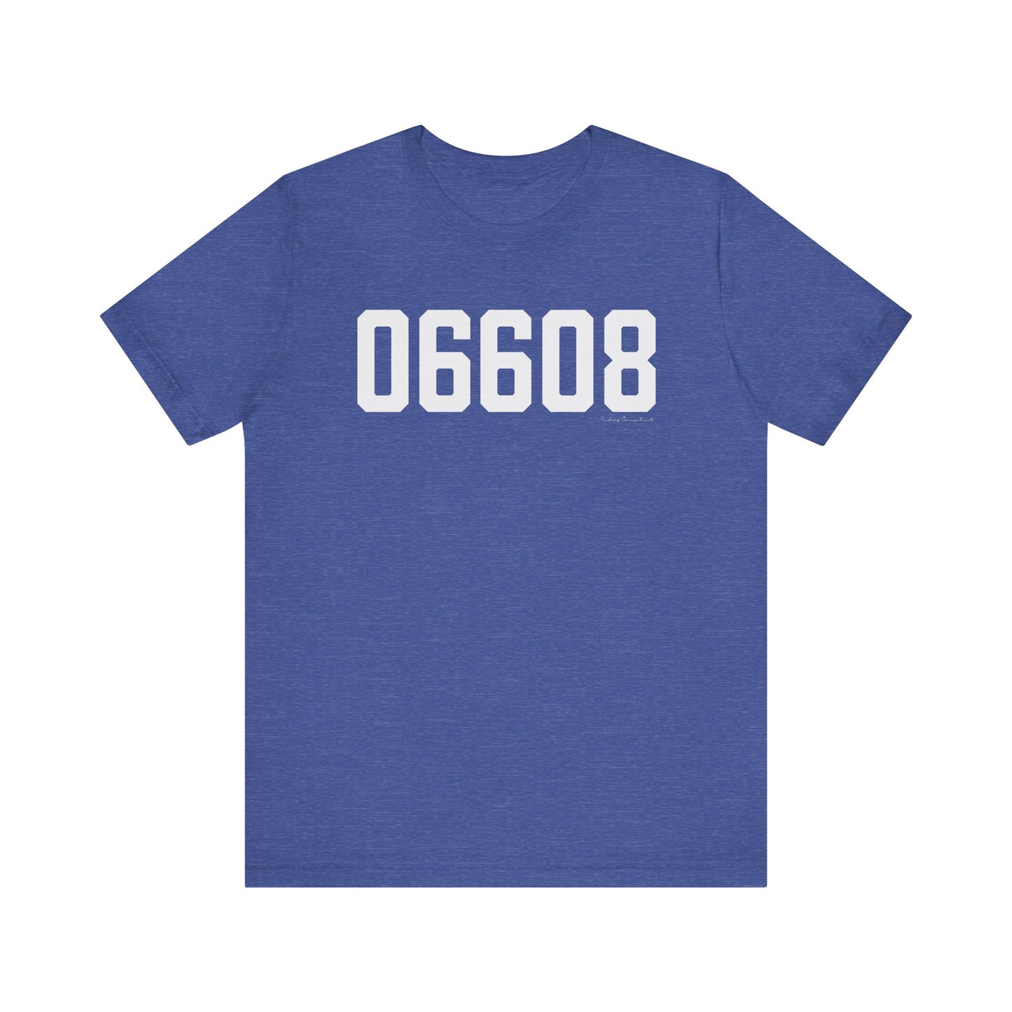 06608 Bridgeport CT Zip Code Unisex Jersey Short Sleeve T-Shirt