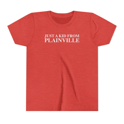 Just a kid from Plainville Youth Short Sleeve T-Shirt