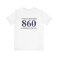 New Hartford 860 Connecticut Unisex Jersey Short Sleeve T-Shirt