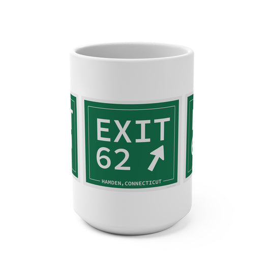Vintage Exit 62 WCP Sign Mug 15oz