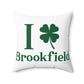 I Clover Brookfield Spun Polyester Square Pillow